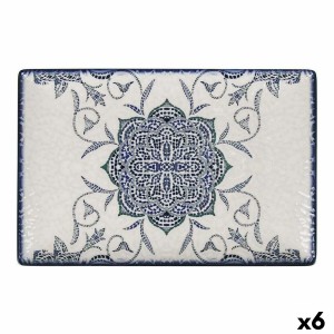 Plat à Gratin La Mediterránea Rosetta Porcelaine Rectangulaire 30 x...