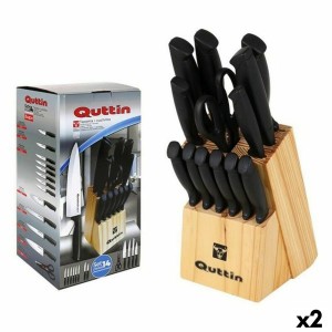 Jeu de couteaux avec support en bois Quttin 47718 (14 pcs) 14 Pièce...
