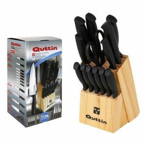 Jeu de couteaux avec support en bois Quttin 47718 (14 pcs) 14 Pièce...