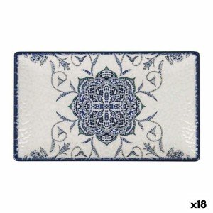 Plat à Gratin La Mediterránea Rosetta Porcelaine Rectangulaire 25,3...