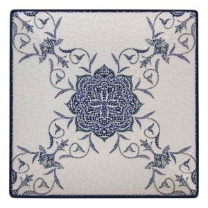 Flat Plate La Mediterránea Rosetta 24 x 24 x 2 cm (6 Units) |  Plat...