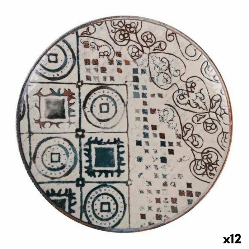Dessert dish La Mediterránea Grecia Porcelain (12 Units) |  Plates,...