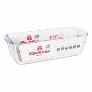 Rectangular Mould Quttin 63079 1,7 L Glass 28,2 x 11,6 x 7,7 cm (6 ...