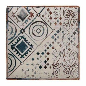 Flat Plate La Mediterránea Grecia Porcelain 24 x 24 x 2 cm (6 Units...