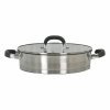 Casserole with glass lid Quttin 3,1 L (4 Units) |  Pans and cassero...