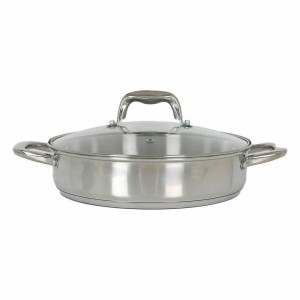 Casserole avec Couvercle en Verre Quttin 4,3 L (4 Unités) |  Poêles...