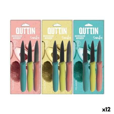 Messerset Quttin Samba 3 Stücke 19,5 x 2 x 1 cm (12 Stück) |  Messe...