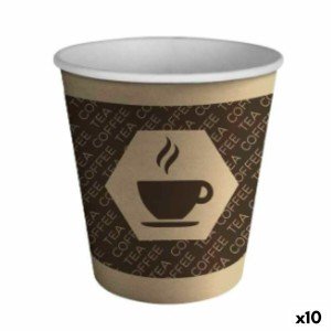 Gläserset Algon Pappe Einwegartikel Kaffee 10 Stück (100 Stücke) | ...