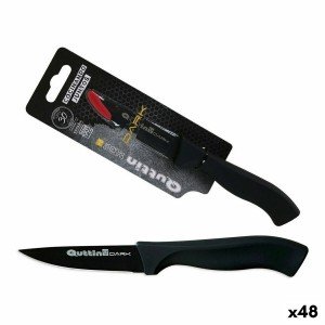 Peeler Knife Set Quttin Dark 19 x 2 x 2 cm 1 mm (48 Units) |  Knive...
