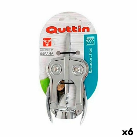 Corkscrew Quttin Quttin 15 x 7 cm (6 Units) |  Corkscrews, can open...