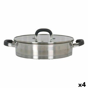 Kasserolle mit Glasabdeckung Quttin 2,2 L (4 Stück) |  Pfannen und ...