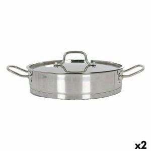 Kasserolle mit Glasabdeckung Quttin 4,3 L (2 Stück) |  Pfannen und ...