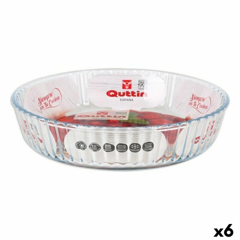 Cake Mould Quttin 63075 Glass 6 Units |  Decoration, accessories an...