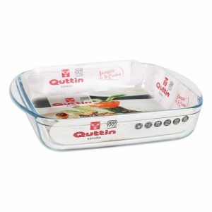 Plateau pour Four Quttin 63081 1,6 L verre 25 x 21,9 x 5 cm (6 Unit...