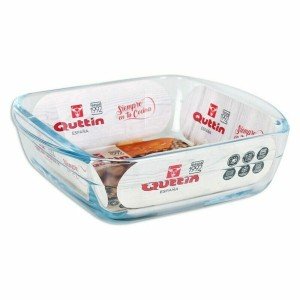 Ofenpfanne Quttin 66603 1,1 L Glas karriert 1,1 L 19,7 x 16,8 x 5,6...