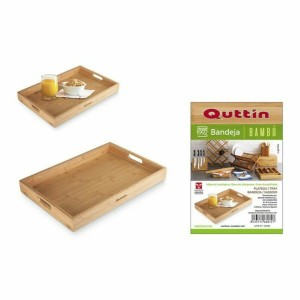 Plateau Quttin 62326 Bambou 40 x 27 x 4,6 cm (6 Unités) |  Assiette...