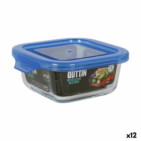 Lunch box Quttin  Blue 12 x 12 x 5,3 cm (12 Units) |  Lunch boxes, ...