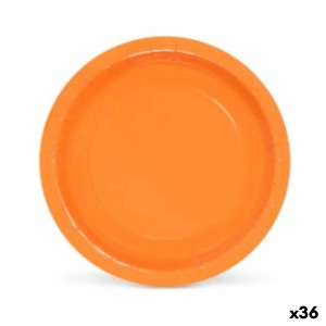 Service de vaisselle Algon Produits à usage unique Carton Orange (3...