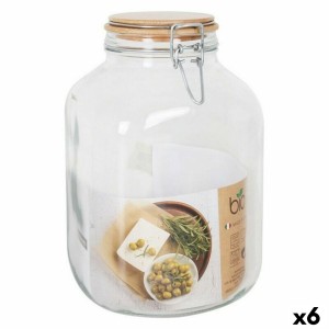 Gefäß Borgonovo Primizie Bambus 4,25L 14,5 x 14,5 x 26 cm (6 Stück)...