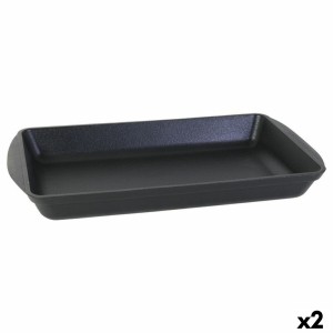 Kochschüssel Inde Gusseisen 58 x 32,5 x 6,5 cm (2 Stück) |  Geschir...