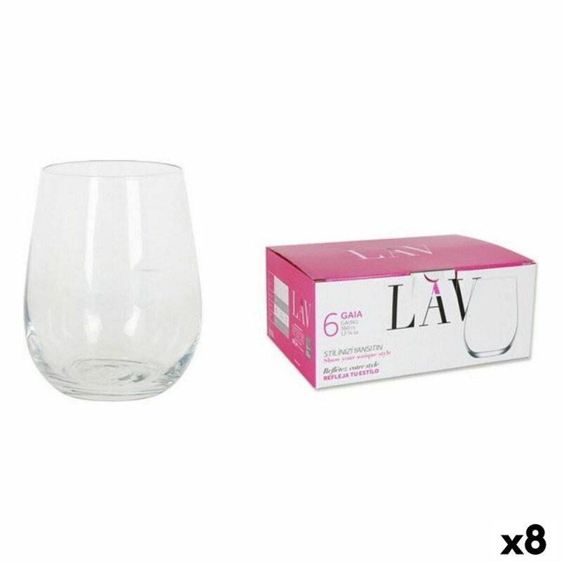 Gläserset LAV 77821 6 Stücke (8 Stück) (360 ml) |  Gläser und Krüge...