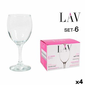 Set de Verres LAV Empire 6 Pièces (4 Unités) |  Verres et carafes  ...