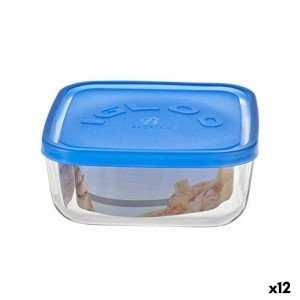 Lunch box Borgonovo 6277815 Blue 960 ml 15 x 15 x 6,2 cm (12 Units)...