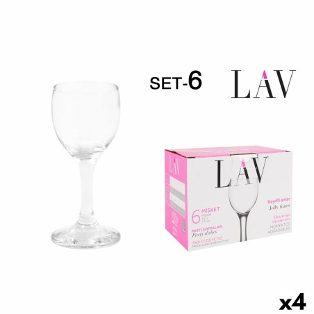 Set of cups LAV Misket 6 Pieces (4 Units) |  Glasses, cups and jugs...