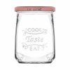 Transparent Glass Jar Inde Tasty 550 ml With lid (12 Units) |  Lunc...