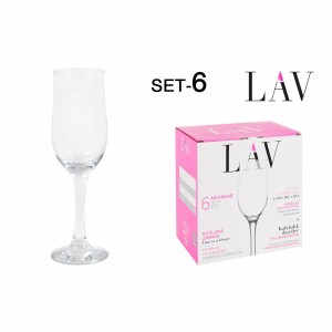 Champagne glass LAV Nevakar 4 Units |  Glasses, cups and jugs   | C...