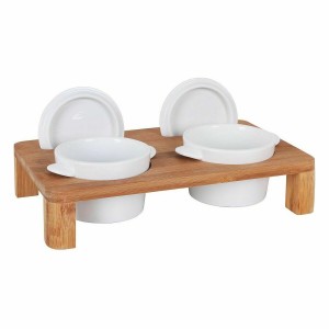 Appetizer Set Inde Bamboo Porcelain 29 x 18 x 6 cm Saucepan x 2 (6 Units)
