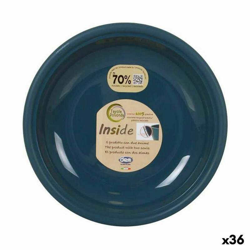 Assiette creuse Dem Inside Bleu foncé (36 Unités) |  Assiettes, pla...