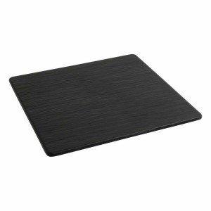 Flacher Teller Inde Africa Schwarz Melamine karriert 35 x 35 x 0,7 ...