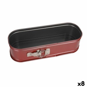 Springform Pan Quttin 31 x 12 x 8 cm Rectangular (8 Units) |  Decor...