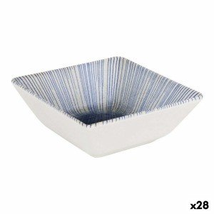Snack Bowl La Mediterránea Irys Porcelain 13 x 13 x 5 cm (28 Units)...