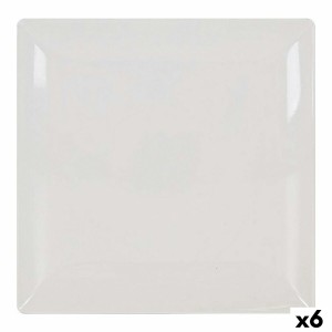 Serving Platter La Mediterránea Elite White Ceramic Squared 30 x 30...