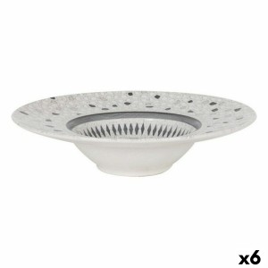 Assiette à pâtes Risotto La Mediterránea Barroc Porcelaine (6 Unité...