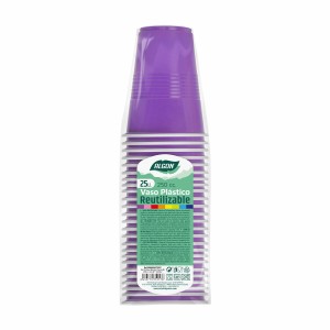 Mehrweg-Gläser-Set Algon Pink 24 Stück 250 ml (25 Stücke) |  Gläser...