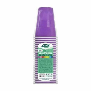Mehrweg-Gläser-Set Algon Pink 24 Stück 250 ml (25 Stücke) |  Gläser...