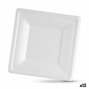 Service de vaisselle Algon Produits à usage unique Blanc Canne à su...