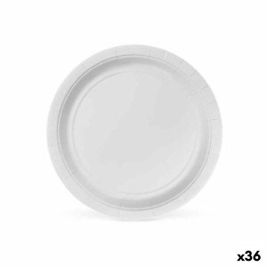 Geschirr-Set Algon 20 cm Einwegartikel Weiß Pappe (36 Stück) |  Ges...