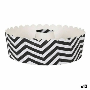 Backform Quttin Schwarz 18 x 6 cm 4 Stücke |  Dekoration, Accesoire...