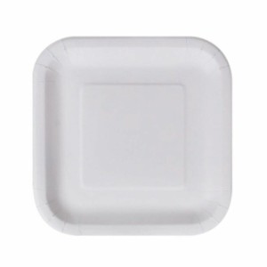 Plate set Algon Disposable White Cardboard Squared 23 cm (36 Units)...