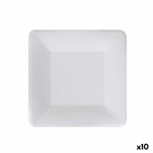 Service de vaisselle Algon Produits à usage unique Blanc Carton 18 ...