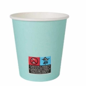 Gläserset Algon Pappe Einwegartikel Aquamarin 36 Stück 200 ml (24 S...