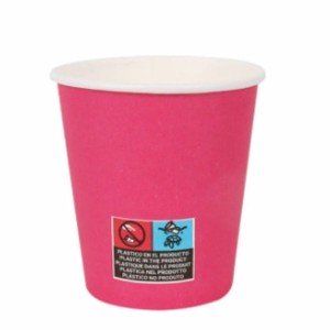 Set of glasses Algon Cardboard Disposable 200 ml Fuchsia 36 Units (...