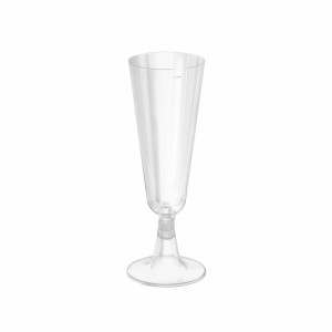 Mehrweg-Sektgläser Algon Durchsichtig 24 Stück 150 ml (4 Stücke) | ...