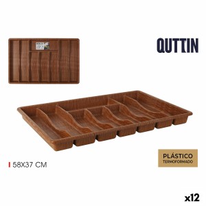 Cutlery Organiser Quttin 59 x 38 cm Thermoplastic (12 Units) |  Oth...