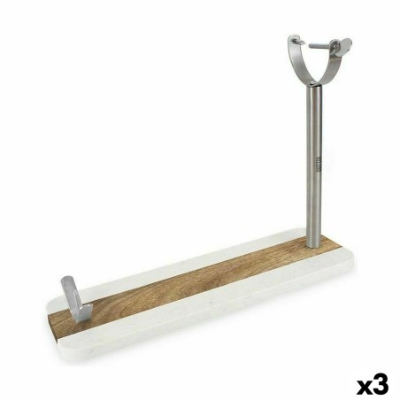 Jambonnier en Bois Quttin Acier 48,5 x 16 x 1,8 cm (3 Unités) |  Ja...