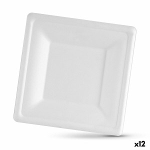 Service de vaisselle Algon Produits à usage unique Blanc Canne à su...